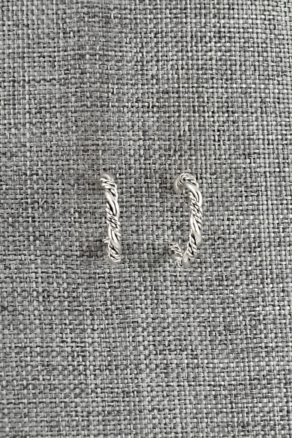 Sterling Silver Hoop Earrings - Elaine Tahe