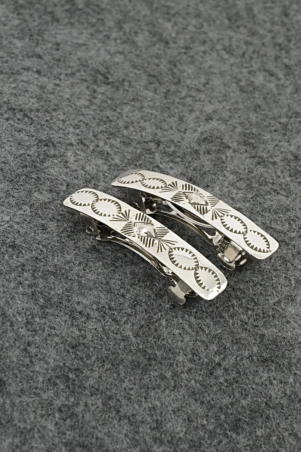 Sterling Silver Barrettes - Bertha Begay