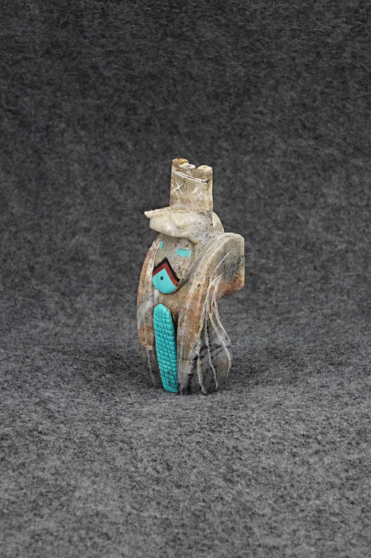 Corn Maiden Zuni Fetish Carving - Pete Natewa