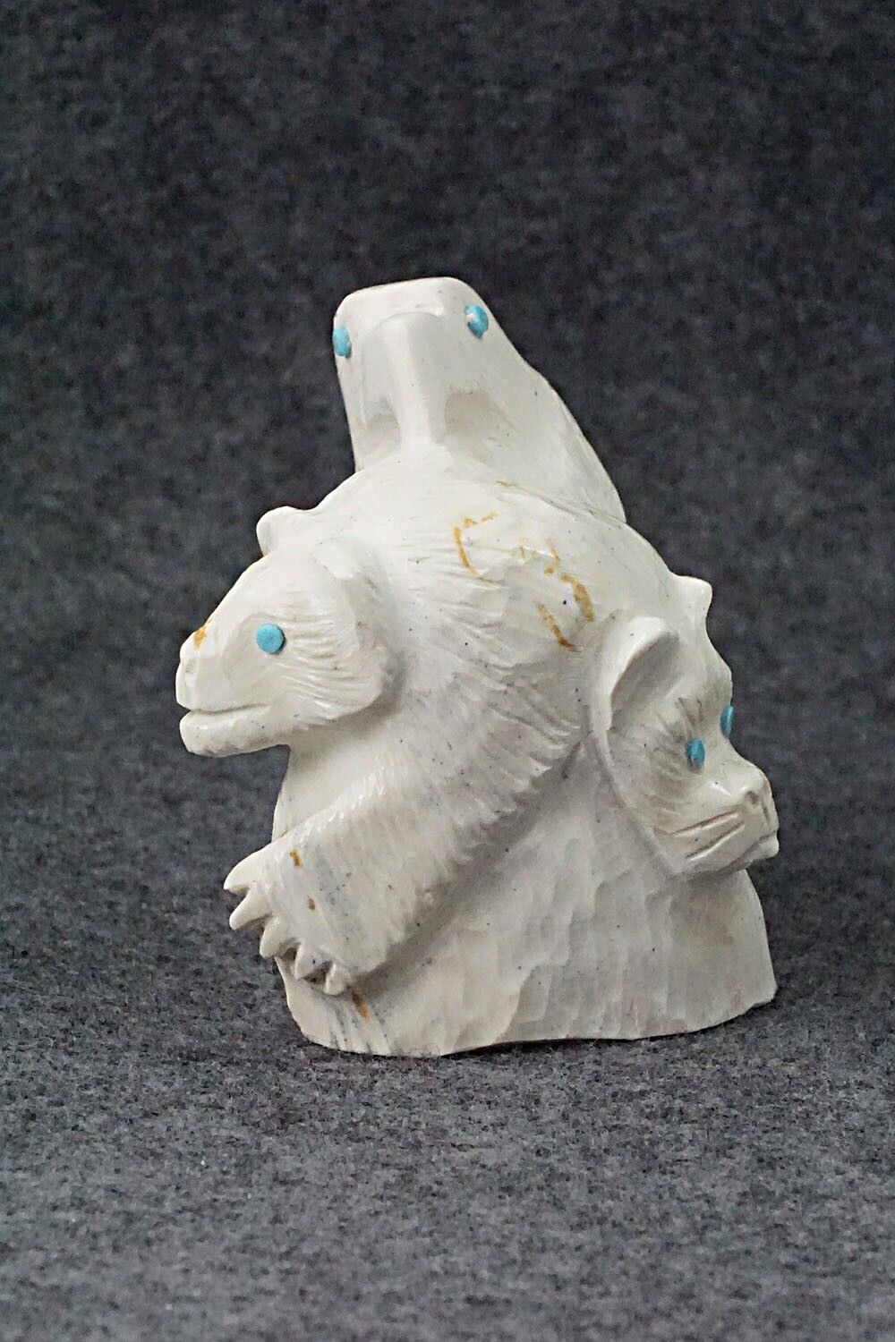 Six Direction Zuni Fetish Carving - Derrick Kaamasee