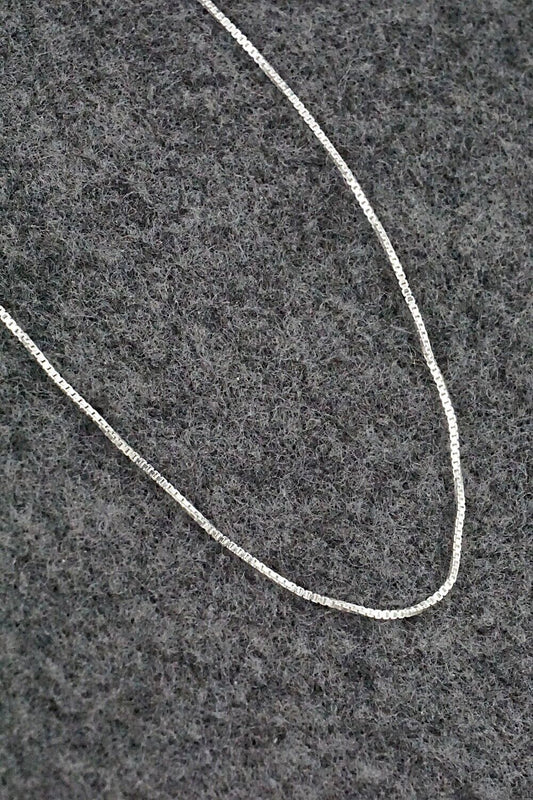 Sterling Silver Chain Necklace - Sterling Silver 20"
