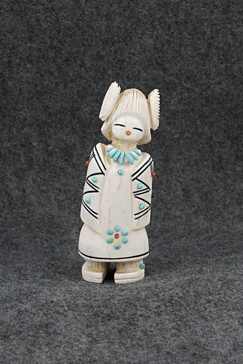 Corn Maiden Zuni Fetish Carving - Claudia Peina