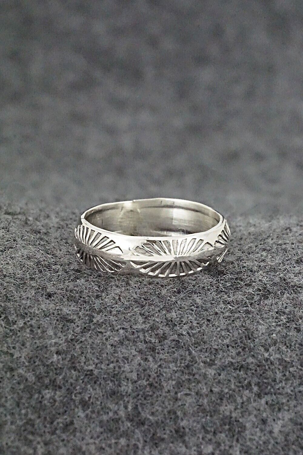Sterling Silver Ring - Elaine Tahe - Size 8