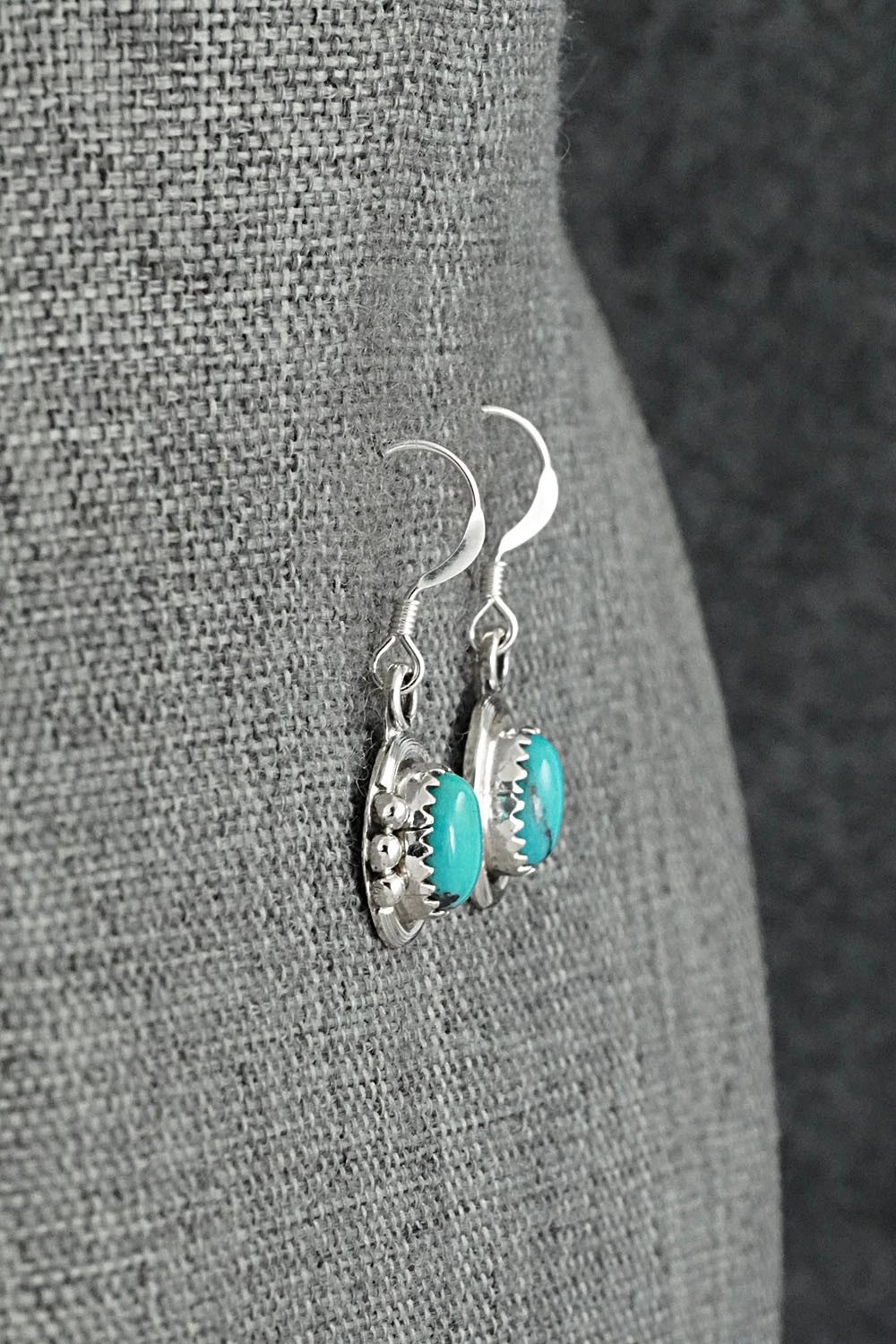 Turquoise & Sterling Silver Earrings - Rita Largo