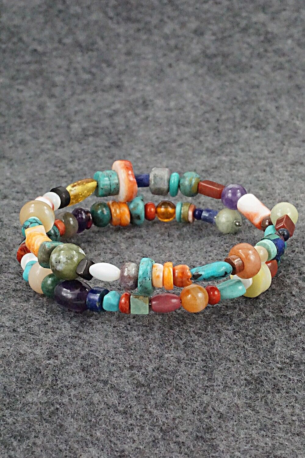 Multi-Stone Beaded Bracelet - Helen Tsosie