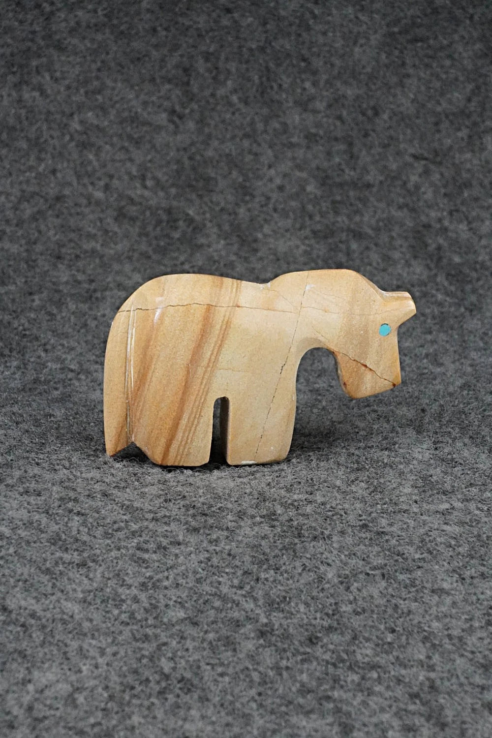 Horse Zuni Fetish Carving - Bernard Laiwakete