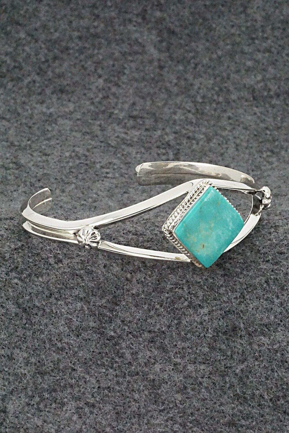 Turquoise & Sterling Silver Bracelet - Charlene Yazzie