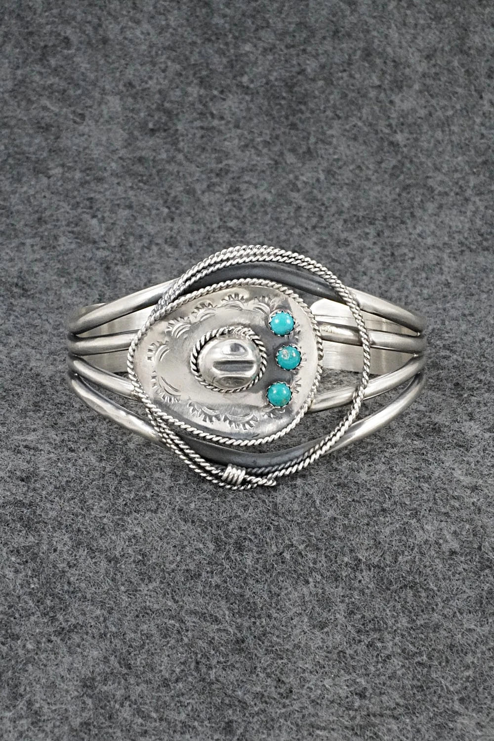 Turquoise & Sterling Silver Bracelet - Davey Morgan
