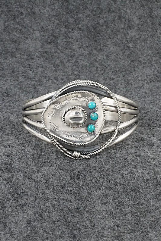 Turquoise & Sterling Silver Bracelet - Davey Morgan