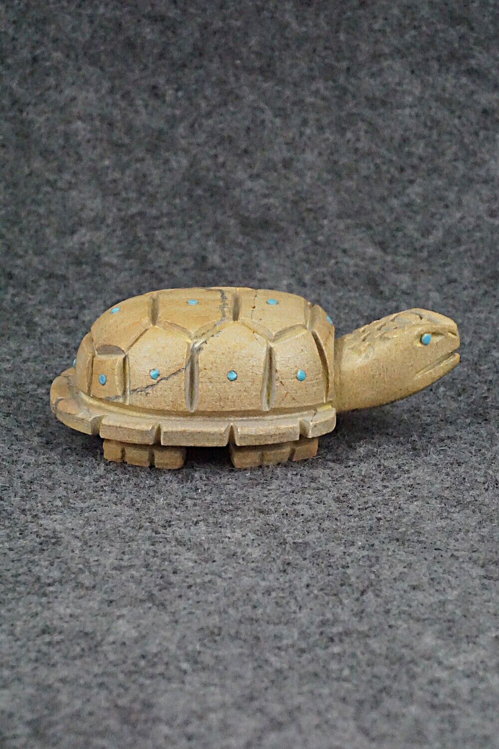 Tortoise Turtle Zuni Fetish Carving - Douglas Martza