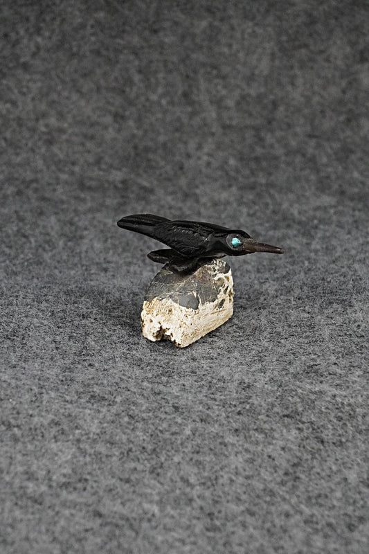 Crow Zuni Fetish Carving - Sullivan Shebola