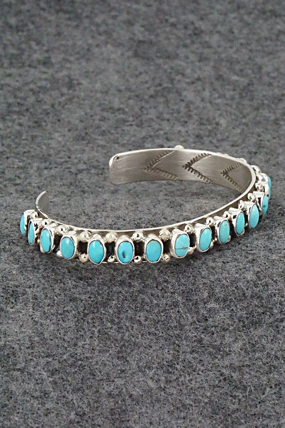 Turquoise & Sterling Silver Bracelet - Darlene Begay