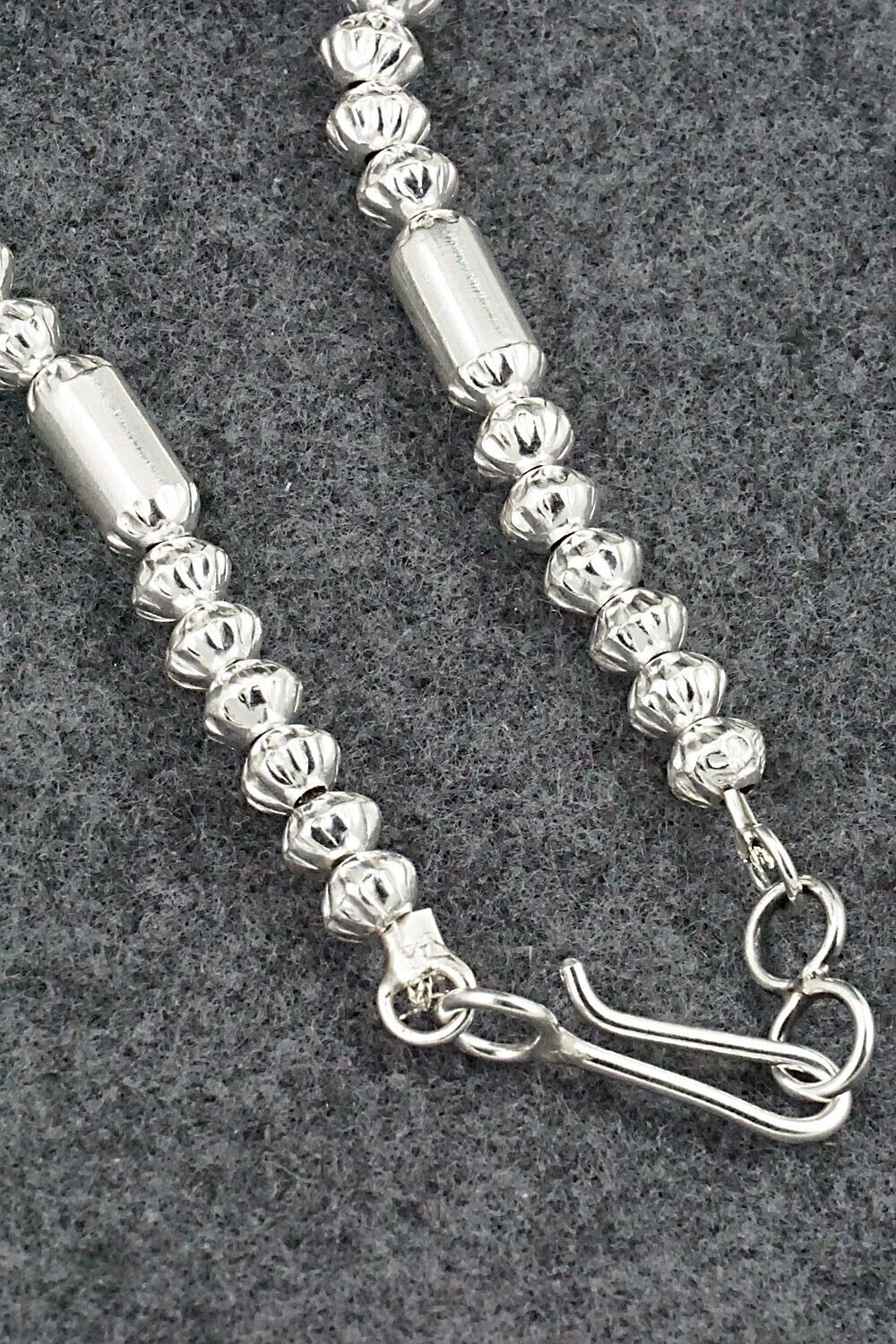Sterling Silver Navajo Pearl Necklace 20" - Tashina Haley