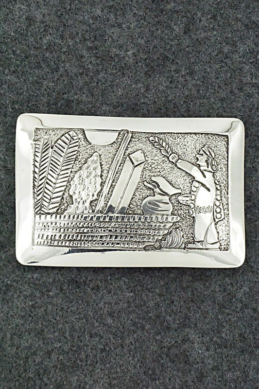 Sterling Silver Belt Buckle - Elaine Becenti