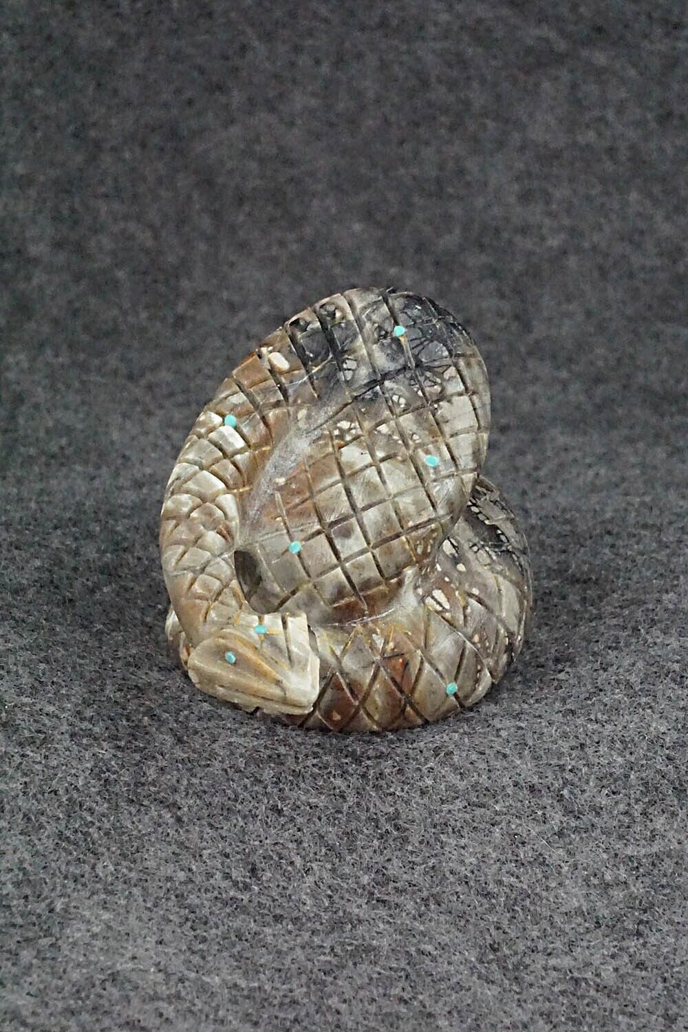 Rattlesnake Zuni Fetish Carving - Douglas Martza