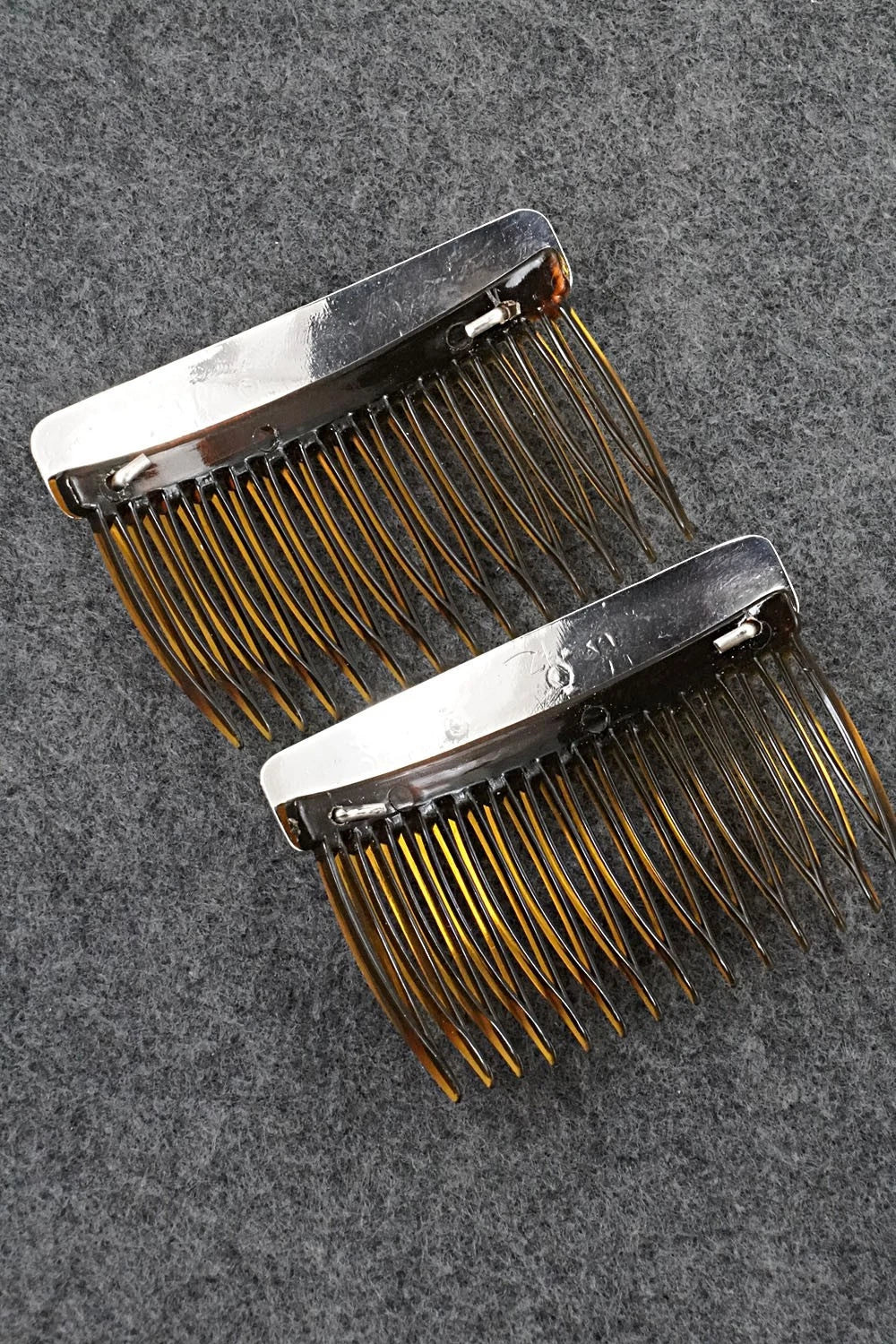 Turquoise & Sterling Silver Hair Combs - Jolene Begay