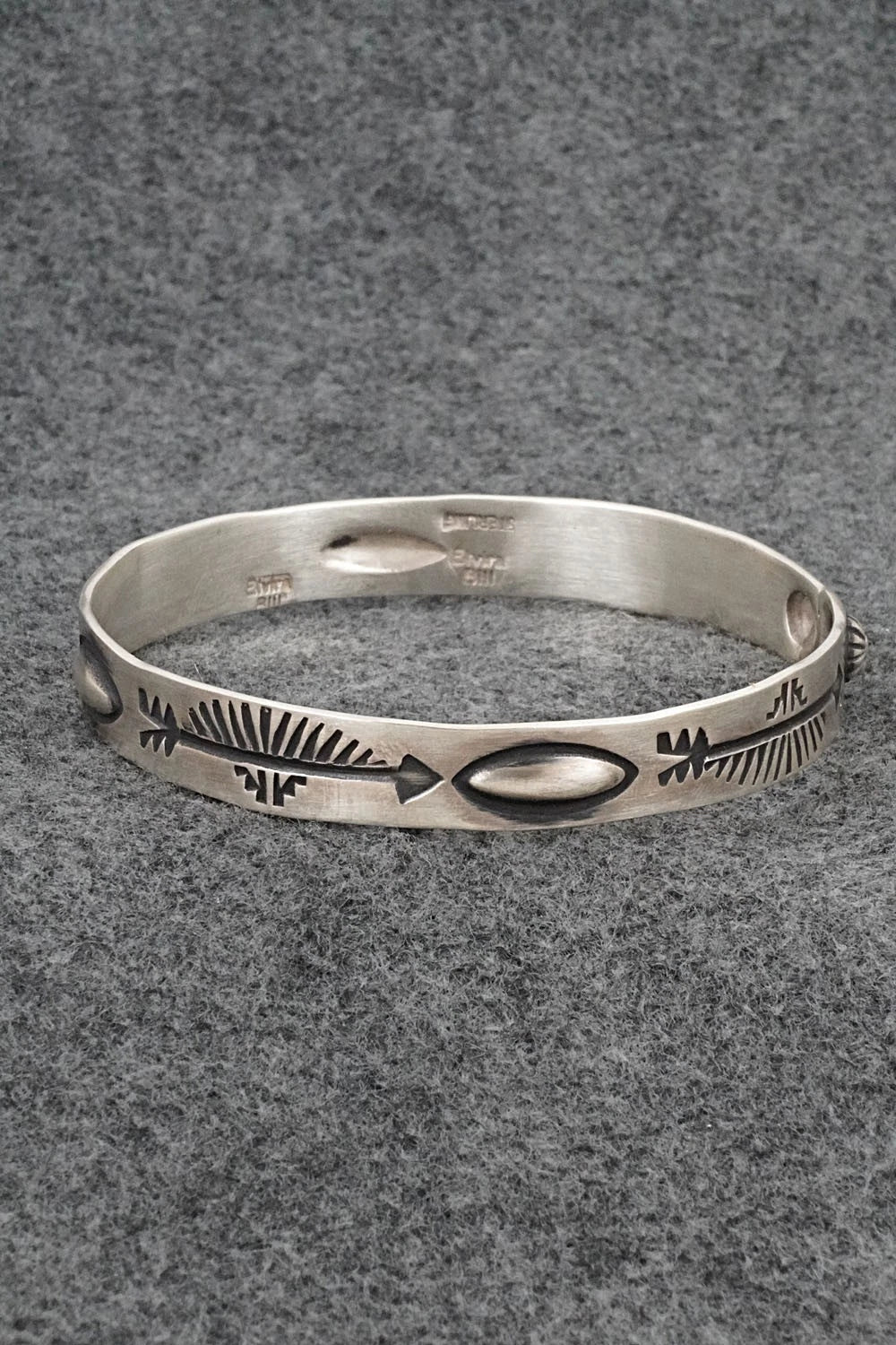 Sterling Silver Bangle Bracelet - Elvira Bill