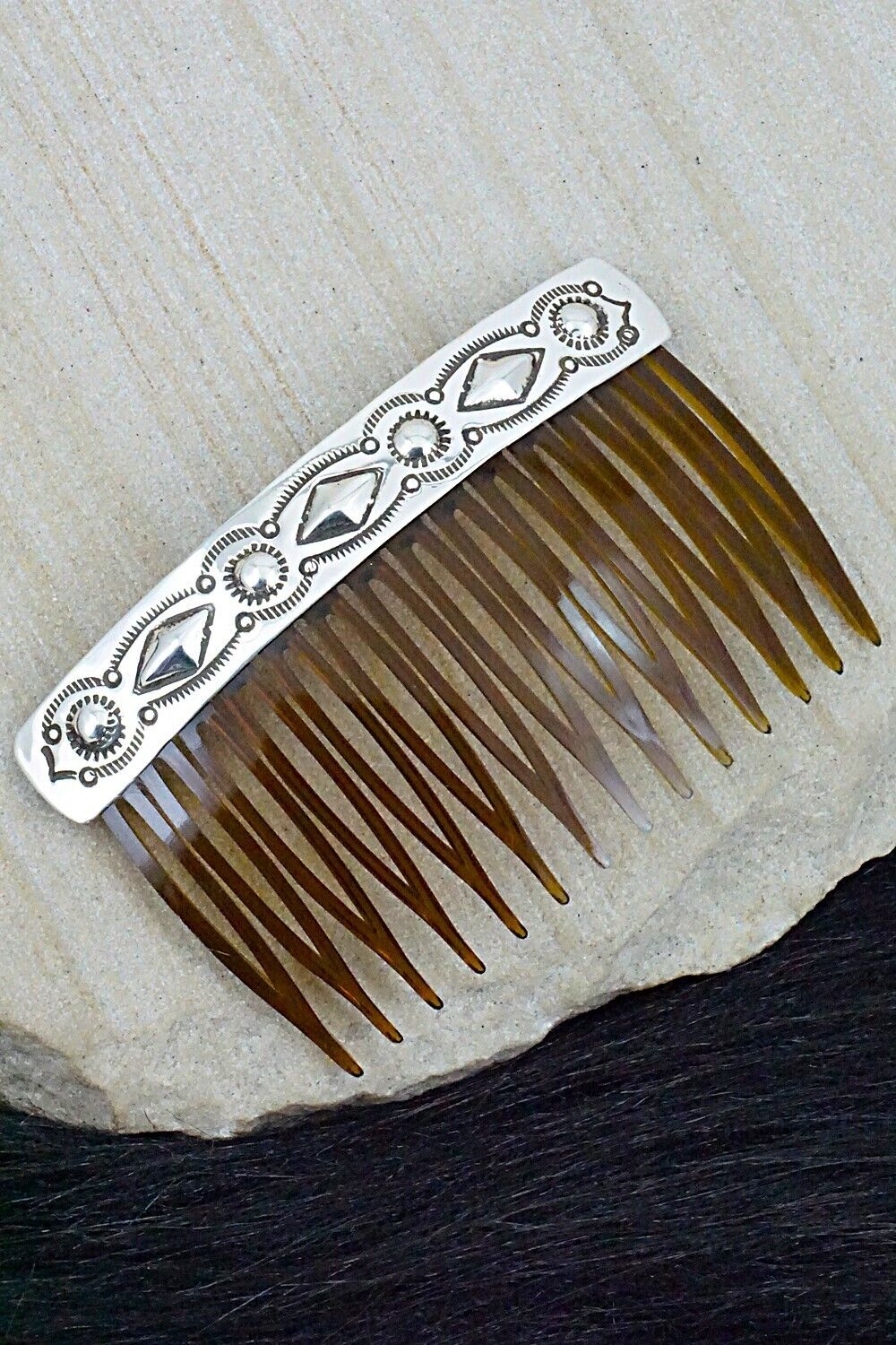 Sterling Silver Hair Combs - Jennie Blackgoat