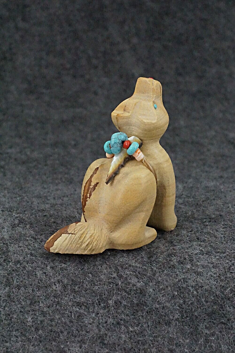 Wolf Zuni Fetish Carving - Douglas Martza