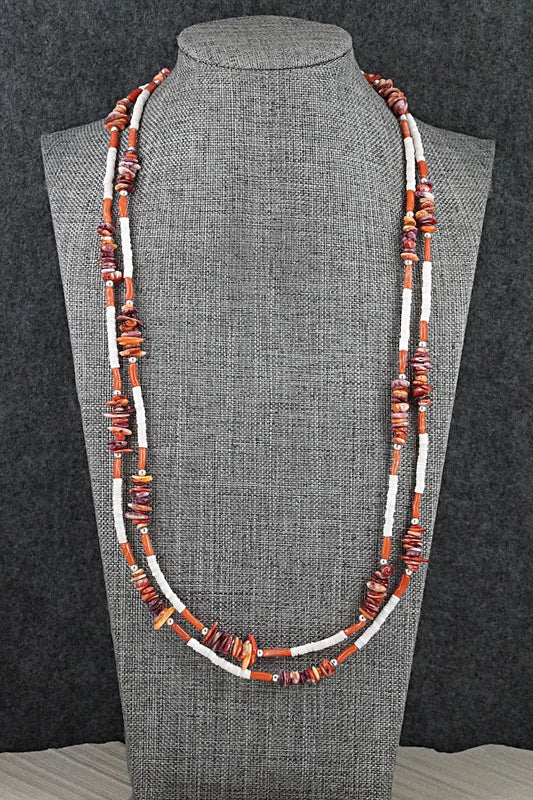 Multi-Stone & Sterling Silver Necklace - Erica Brown