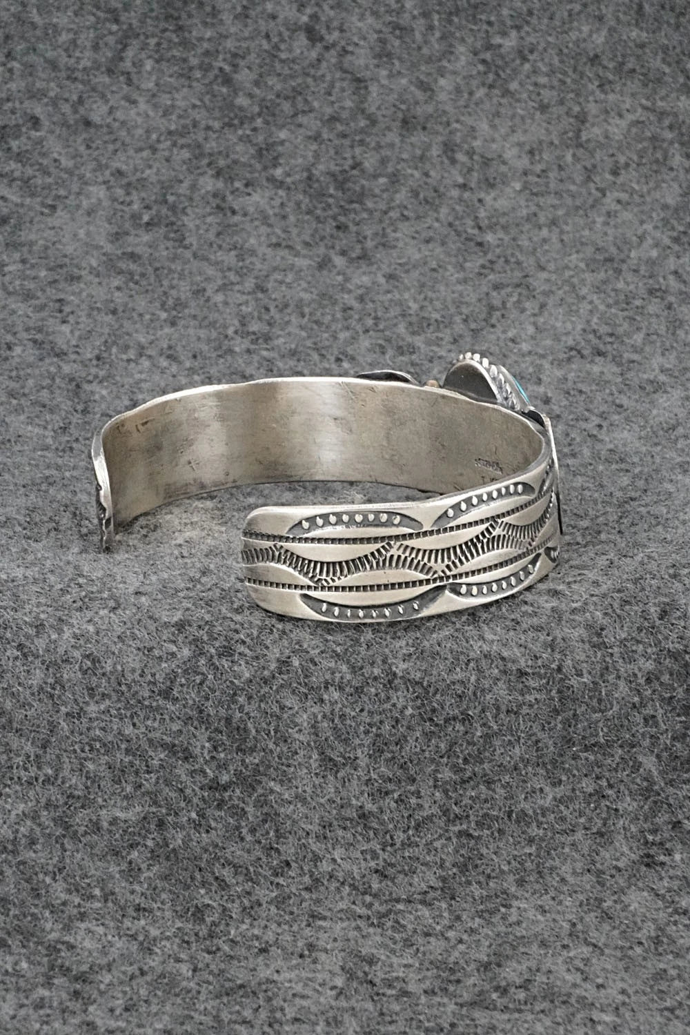 Turquoise & Sterling Silver Bracelet - Tillie Jon
