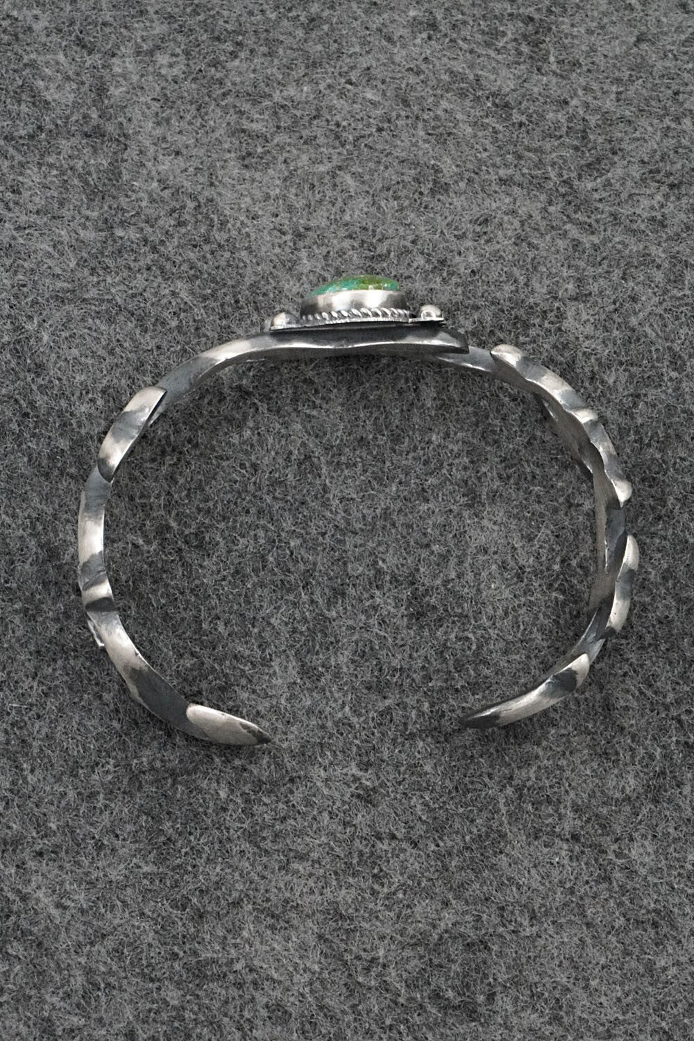 Turquoise & Sterling Silver Bracelet - Harrison Bitsue