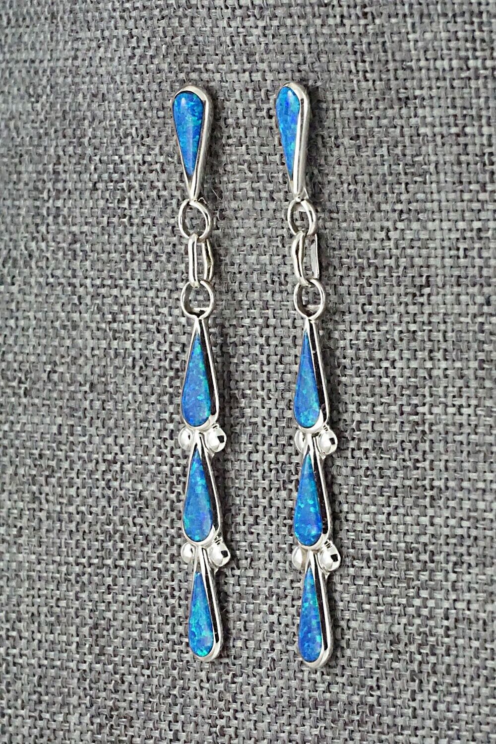 Opalite & Sterling Silver Earrings - Angela Gasper
