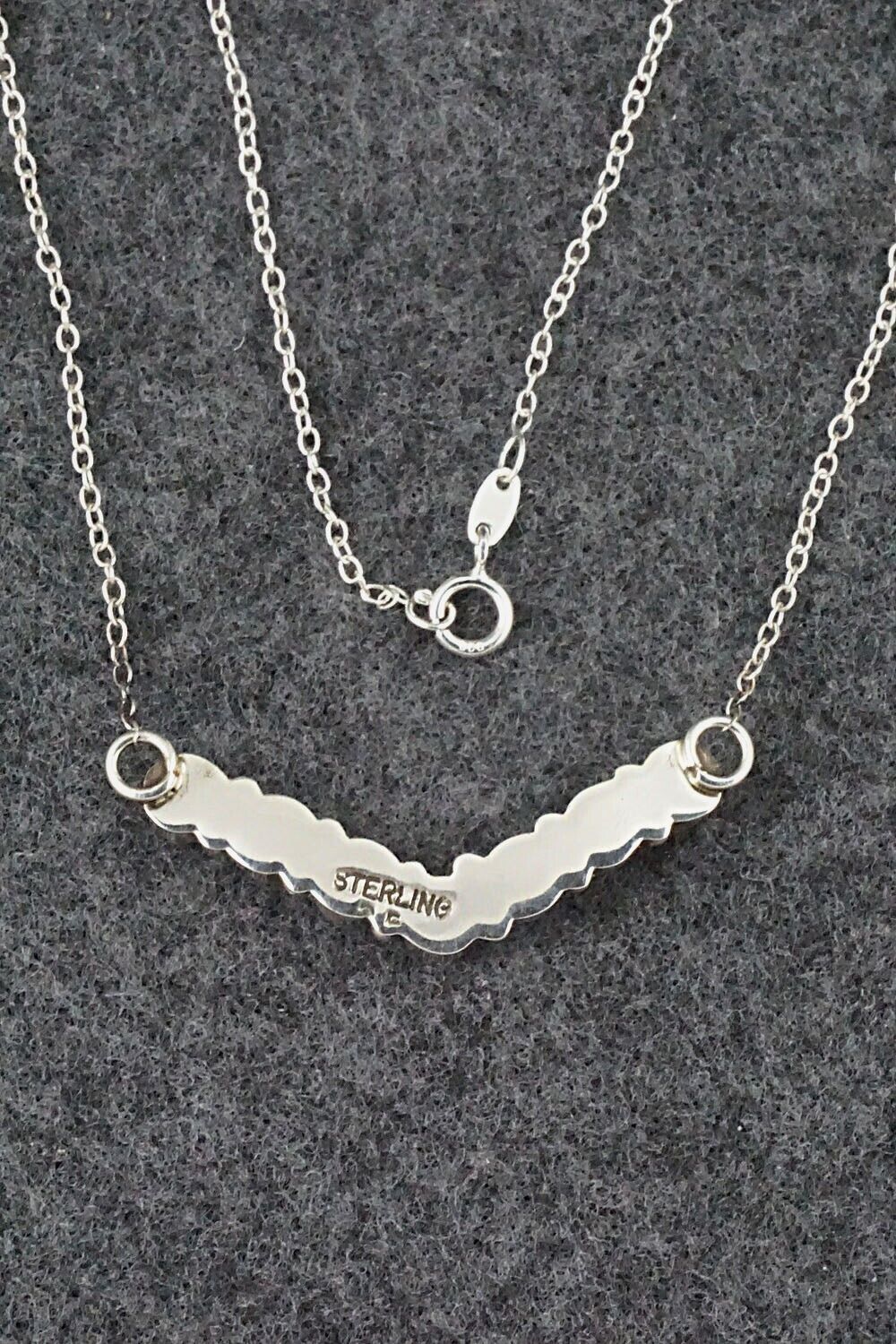 Turquoise & Sterling Silver Necklace - Renell Chaco