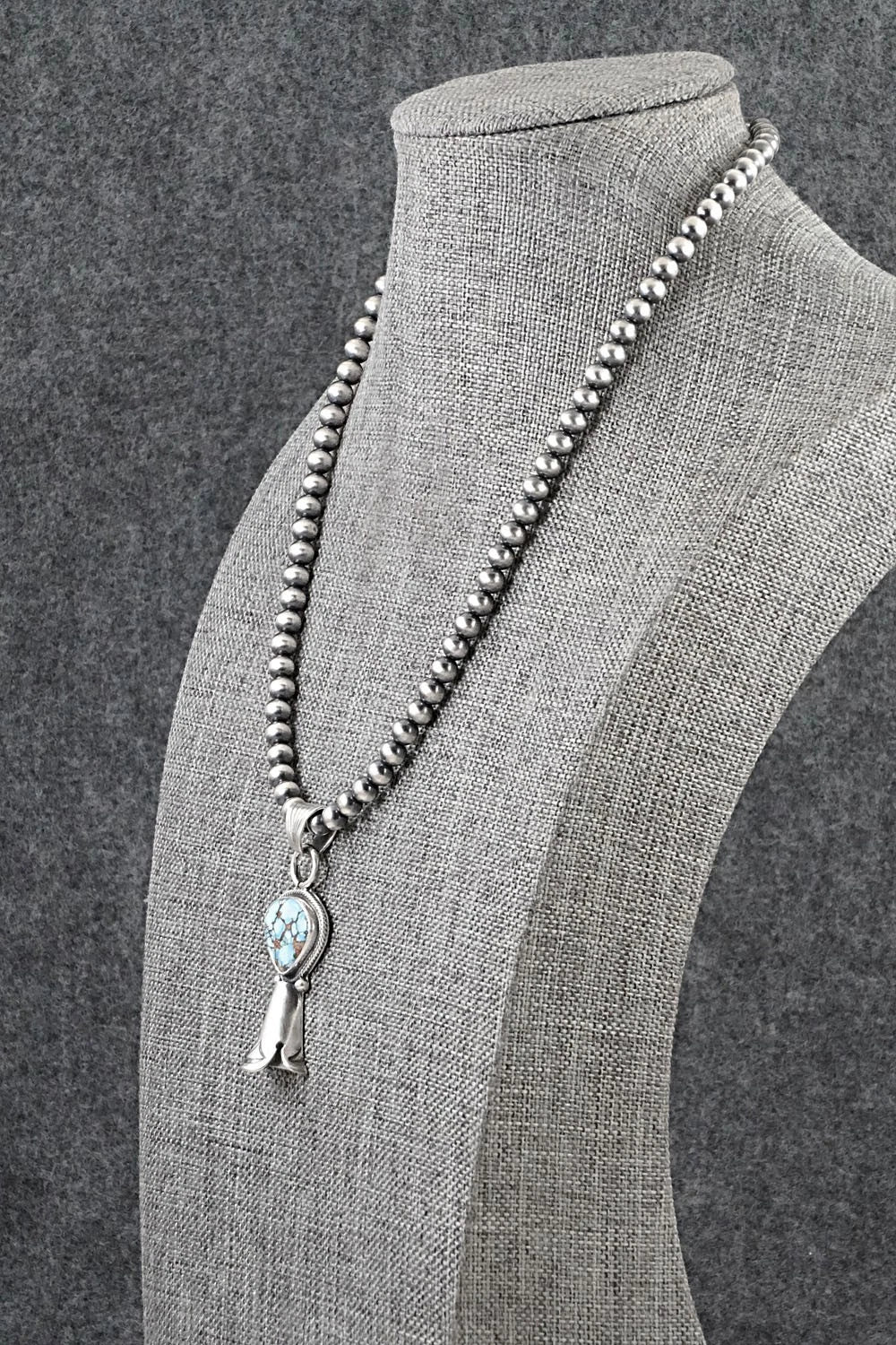 Turquoise & Sterling Silver Necklace - Sharon McCarthy