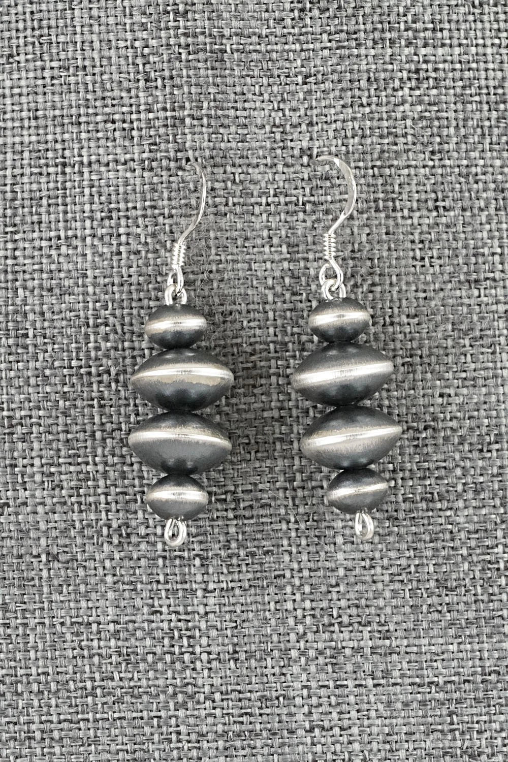 Sterling Silver Navajo Pearl Earrings - Preston Haley