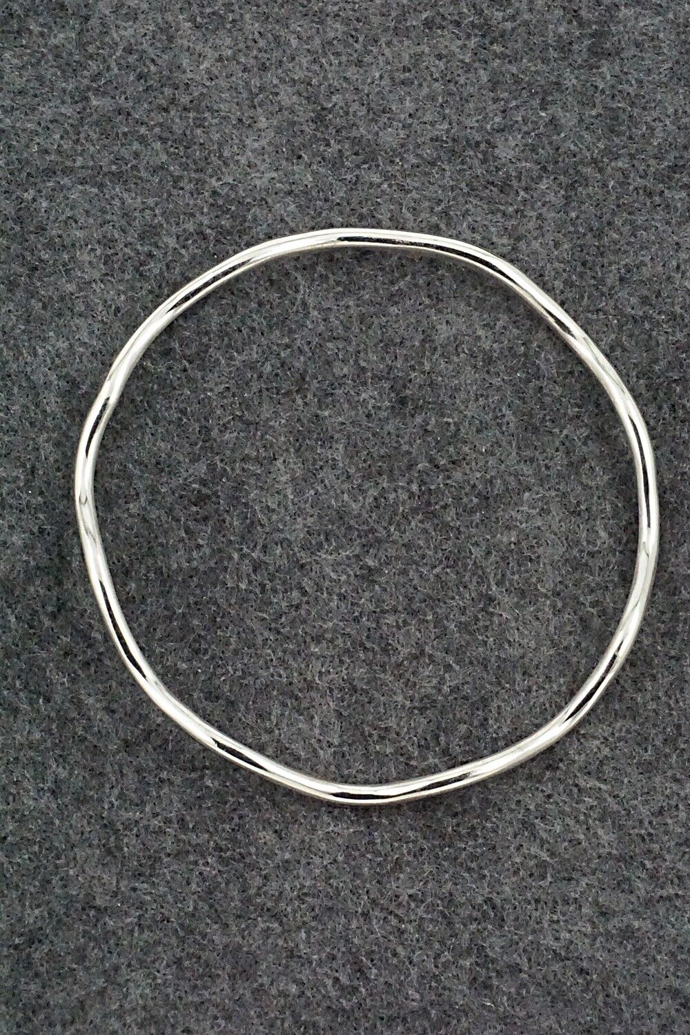 Sterling Silver Bangle Bracelet - Elaine Tahe