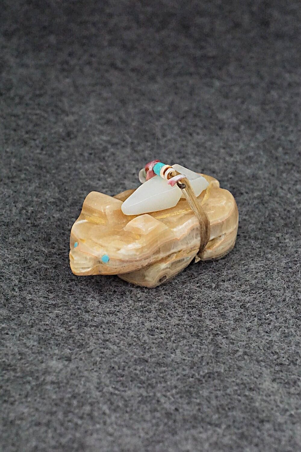 Badger Zuni Fetish Carving - Danny Lonjose