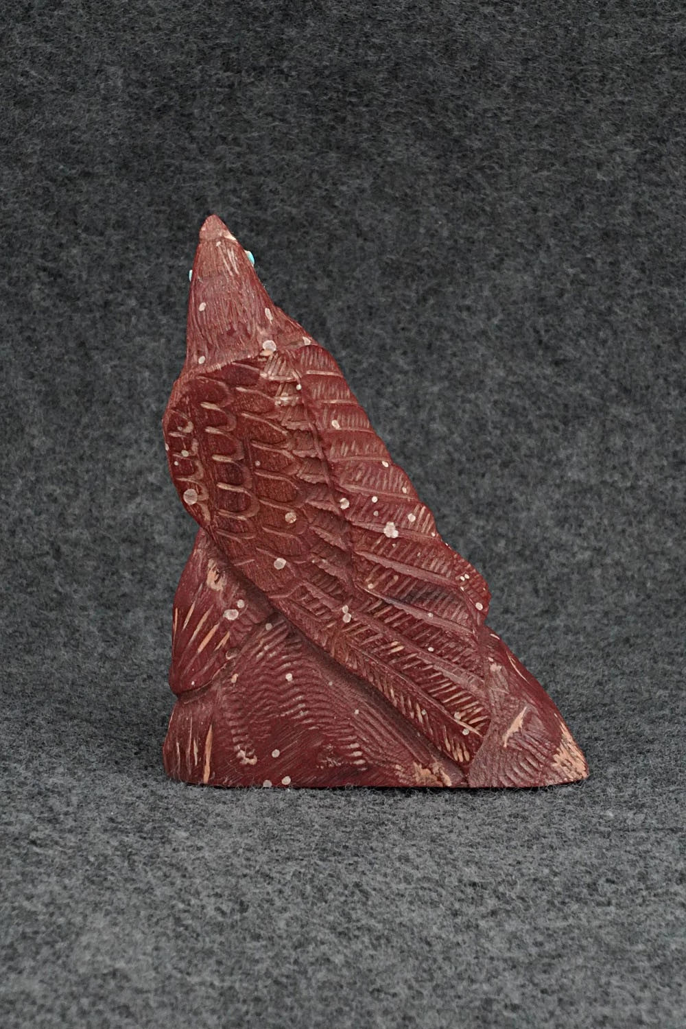 Eagle Zuni Fetish Carving - Derrick Kammasee