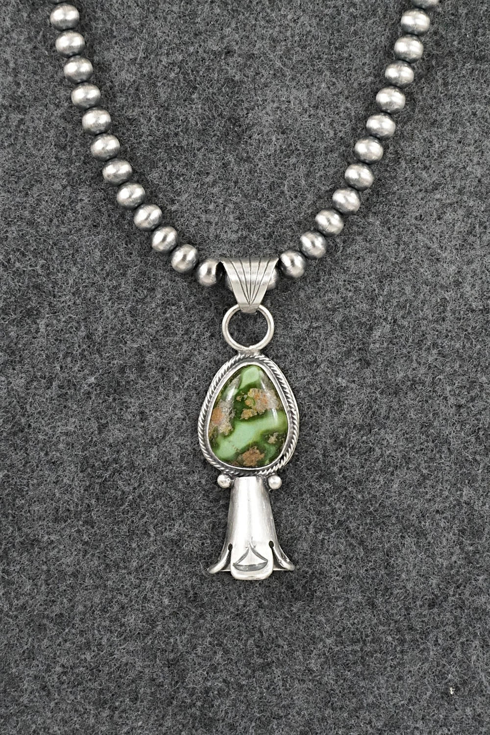 Turquoise & Sterling Silver Necklace - Sharon McCarthy