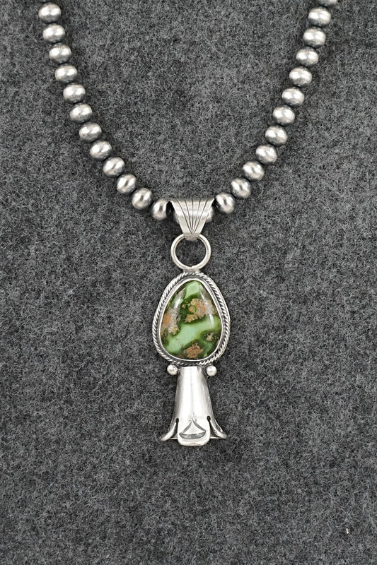 Turquoise & Sterling Silver Necklace - Sharon McCarthy