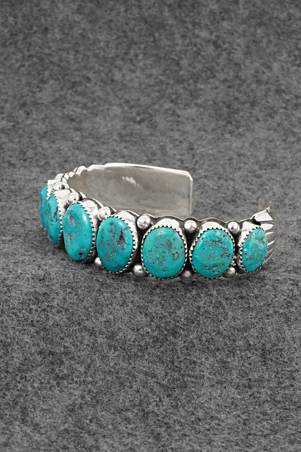Turquoise & Sterling Silver Bracelet - Wilbert Muskett Sr.