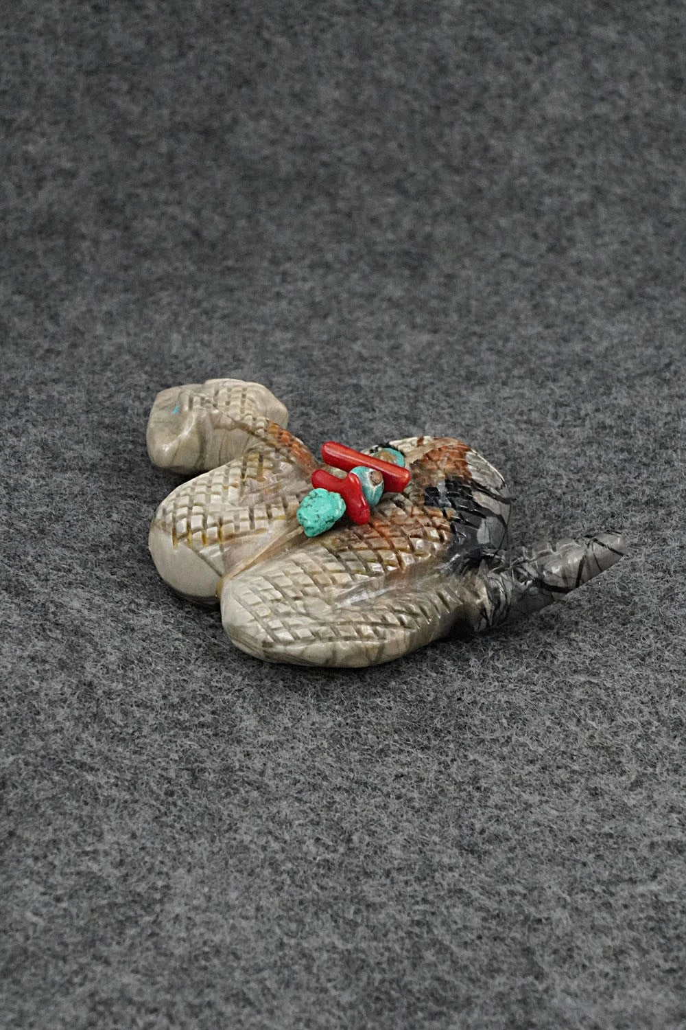 Rattlesnake Zuni Fetish Carving - Paulette & Farlan Quam