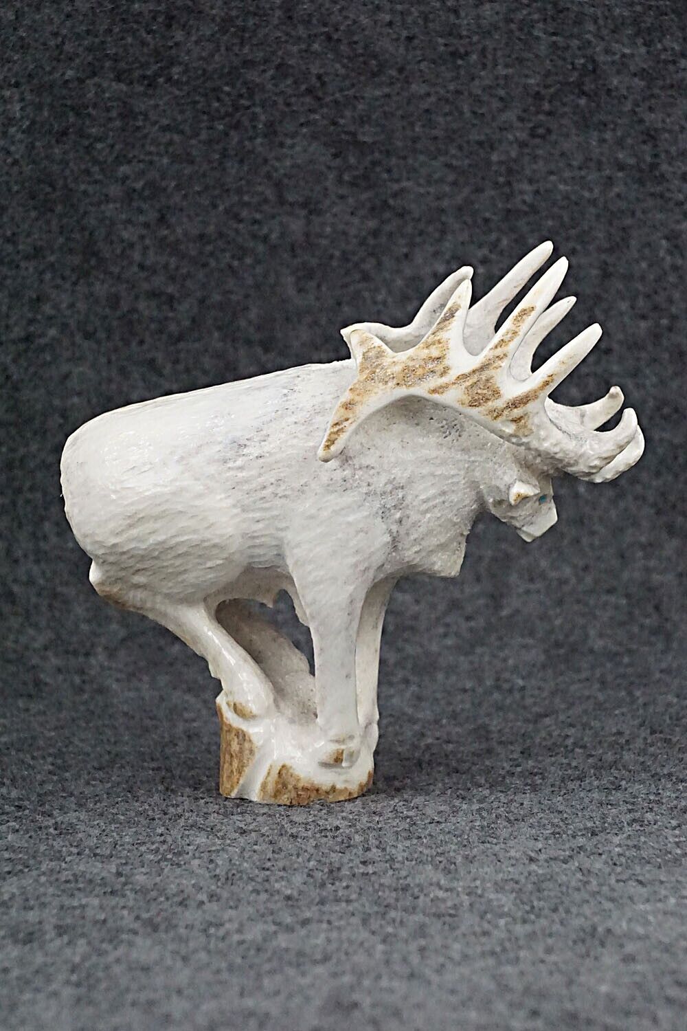 Elk Zuni Fetish Carving - Maxx Laate