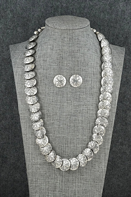 Sterling Silver Necklace and Earrings Set - Tim Thompson