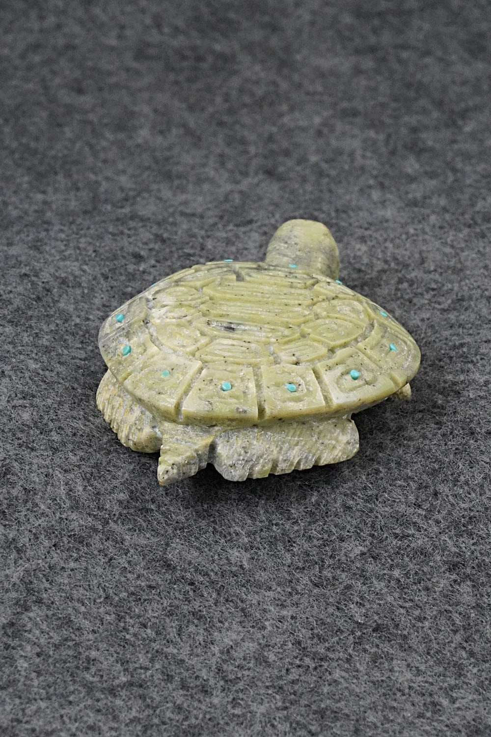 Turtle Zuni Fetish Carving - Adrian Cachini