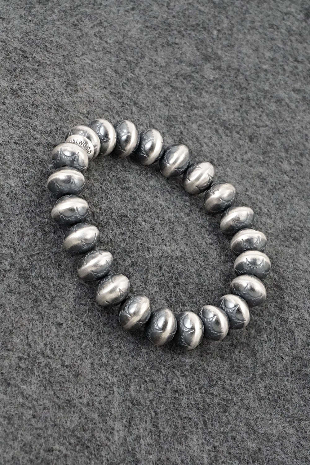 Sterling Silver Navajo Pearl Bracelet - Bryannen Halwood