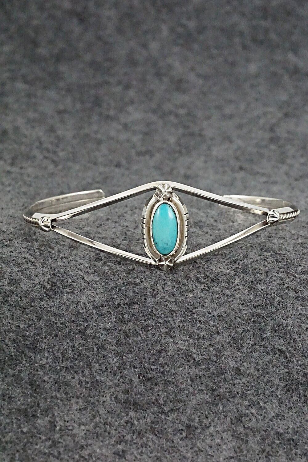 Turquoise & Sterling Silver Bracelet - Amos Begay