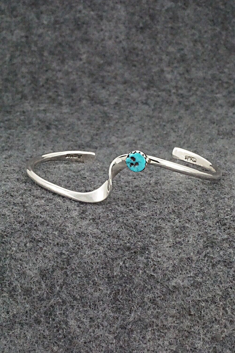 Turquoise & Sterling Silver Bracelet - Yolanda Skeets