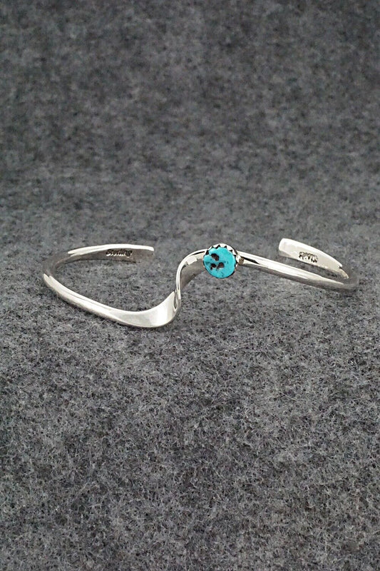 Turquoise & Sterling Silver Bracelet - Yolanda Skeets