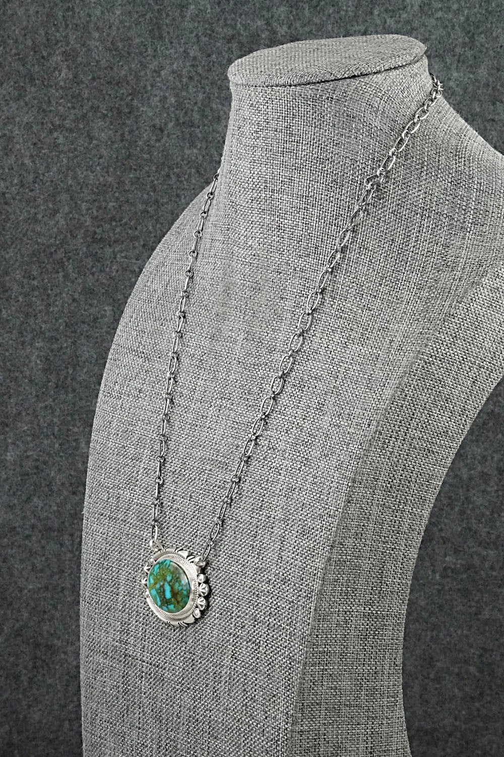 Turquoise & Sterling Silver Necklace - Marita Benally
