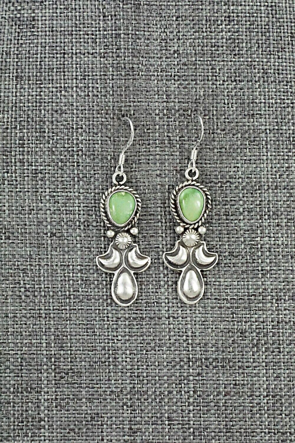 Turquoise & Sterling Silver Earrings - Verley Betone