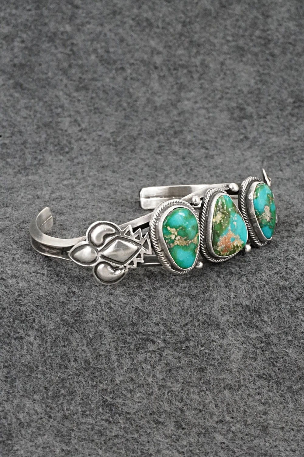 Turquoise & Sterling Silver Bracelet - Sharon McCarthy