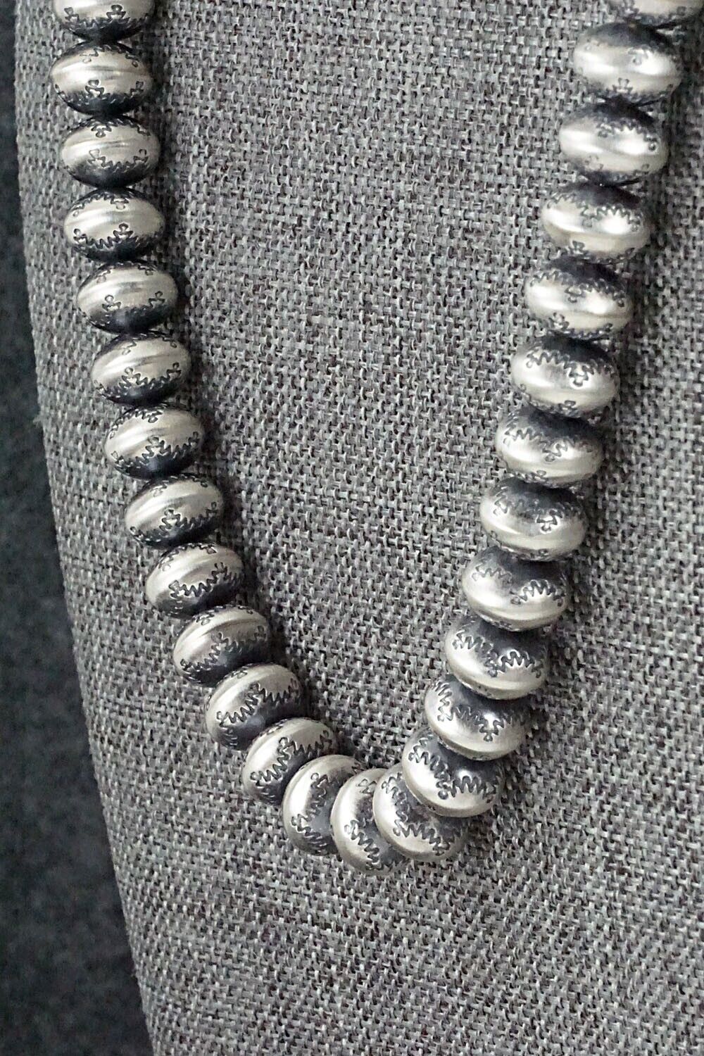 Sterling Silver Navajo Pearl Necklace - Bryannen Halwood