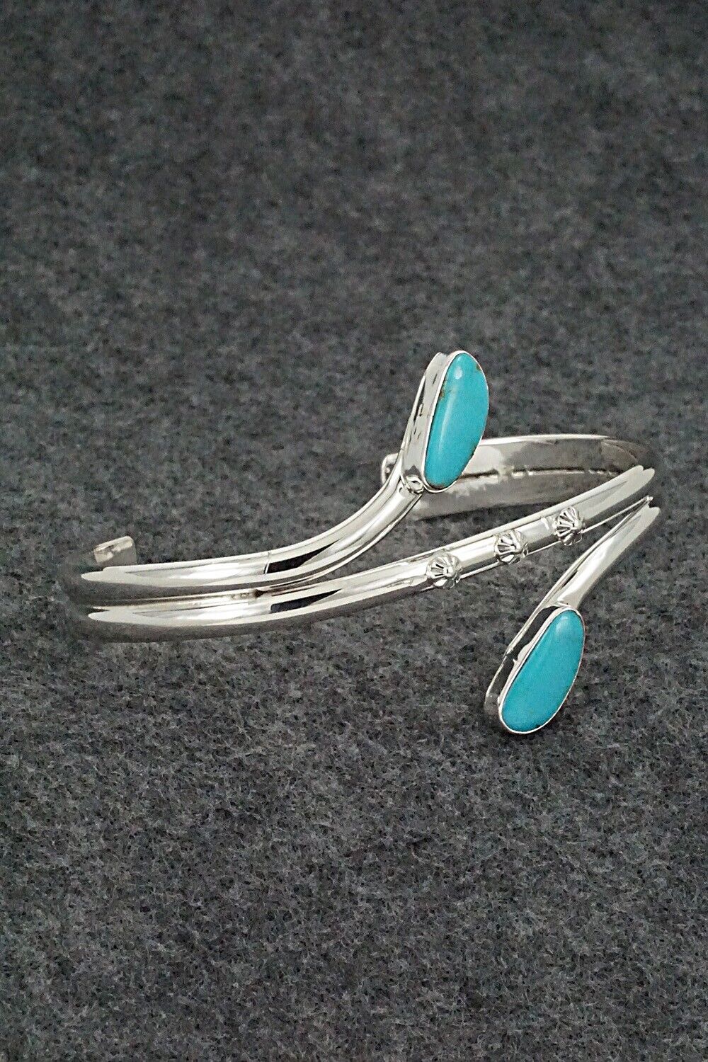 Turquoise & Sterling Silver Bracelet - Thomas Yazzie