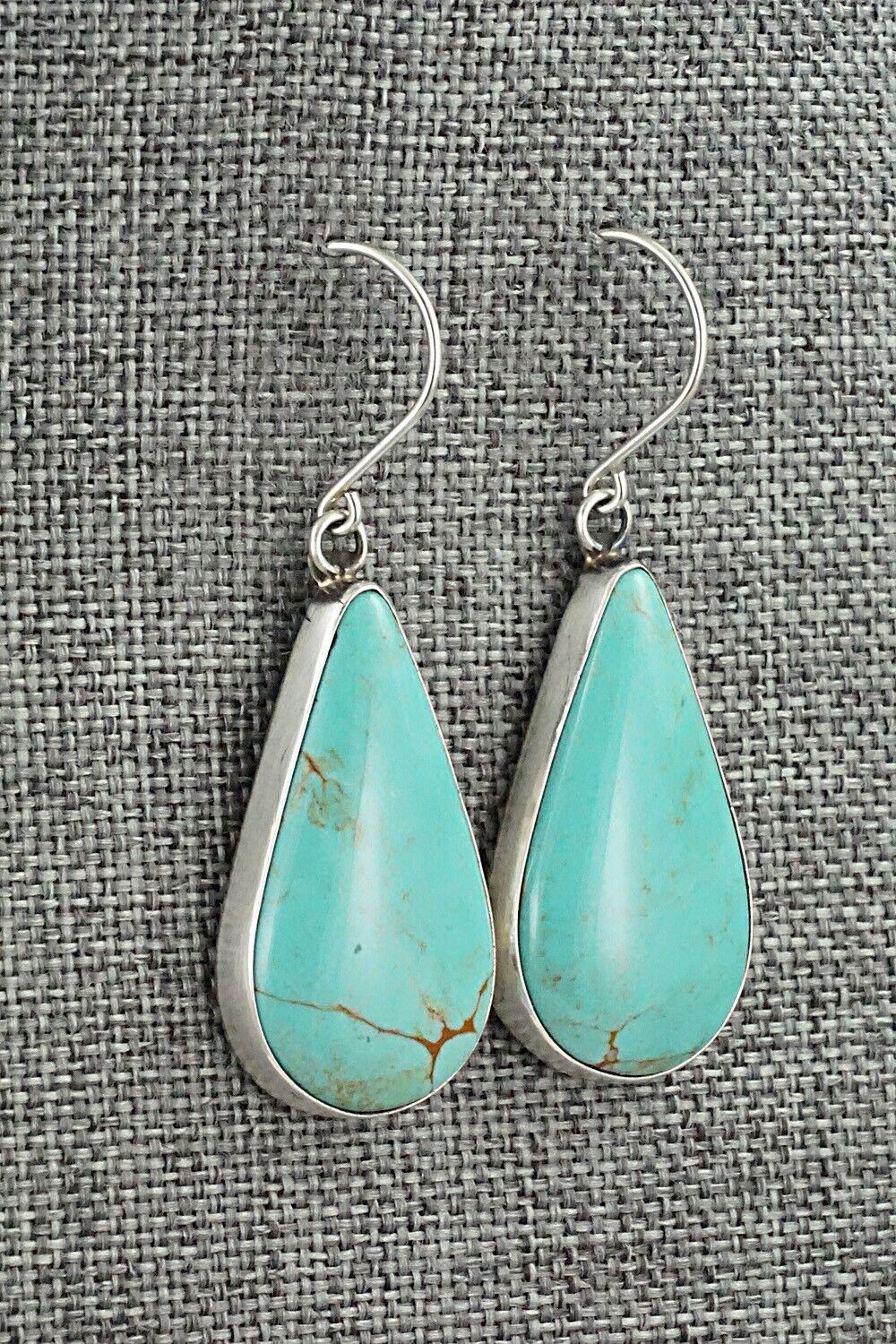 Turquoise & Sterling Silver Earrings - Rena Begay